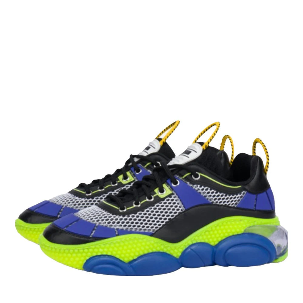 MOSCHINO MESH BUBBLE TEDDY SHOES BLUE/GREEN