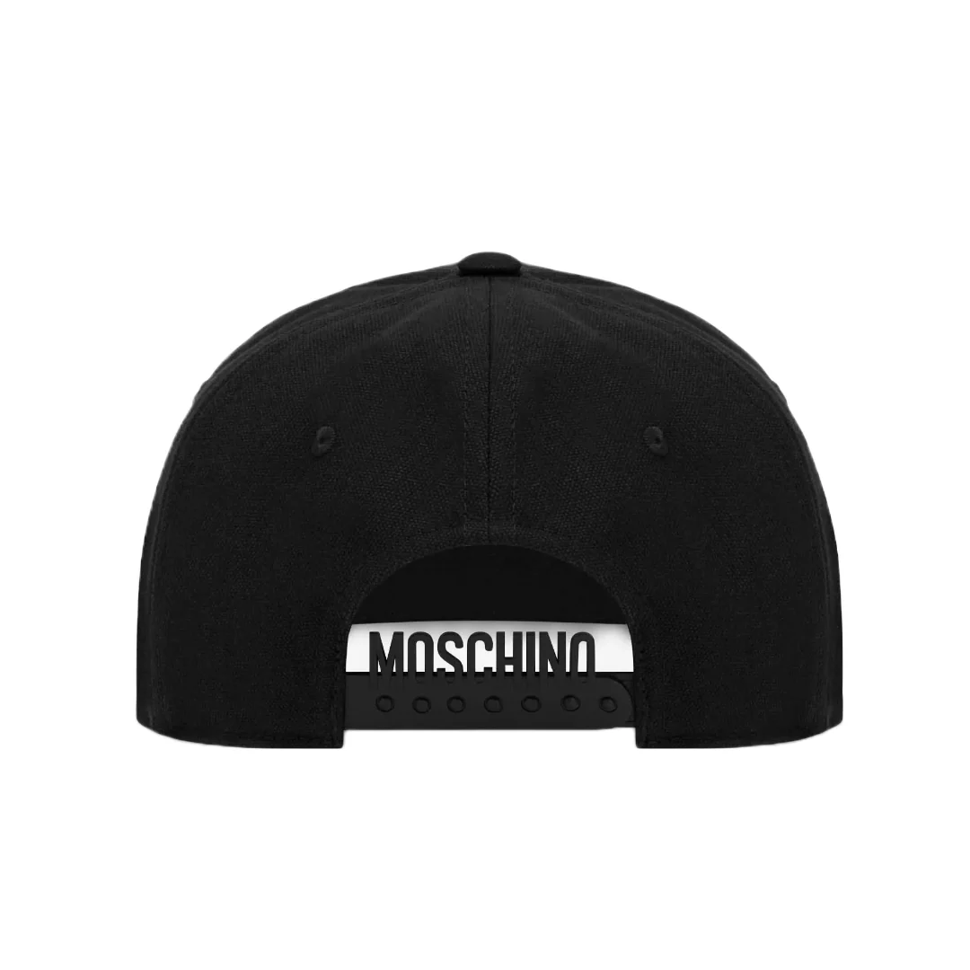 MOSCHINO METALLIC LOGO CAP WITH VISOR - Image 2