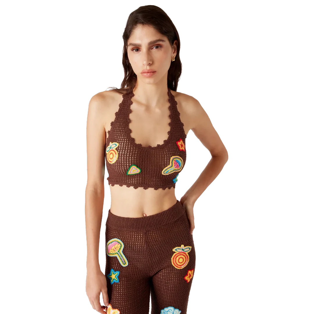 MOTIF CROCHET CROP TOP - Image 2