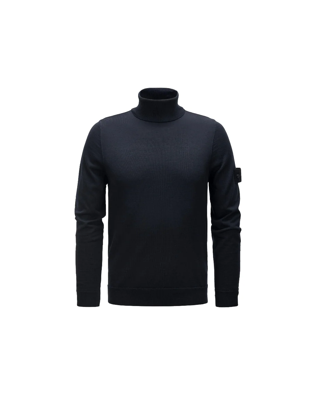 NAVY GHOST WOOL TURTLENECK