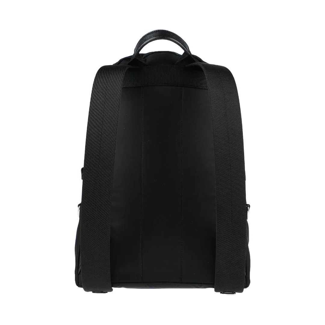 NYLON FAMILY PATCHWORK BACKPACK BLACK - Image 3