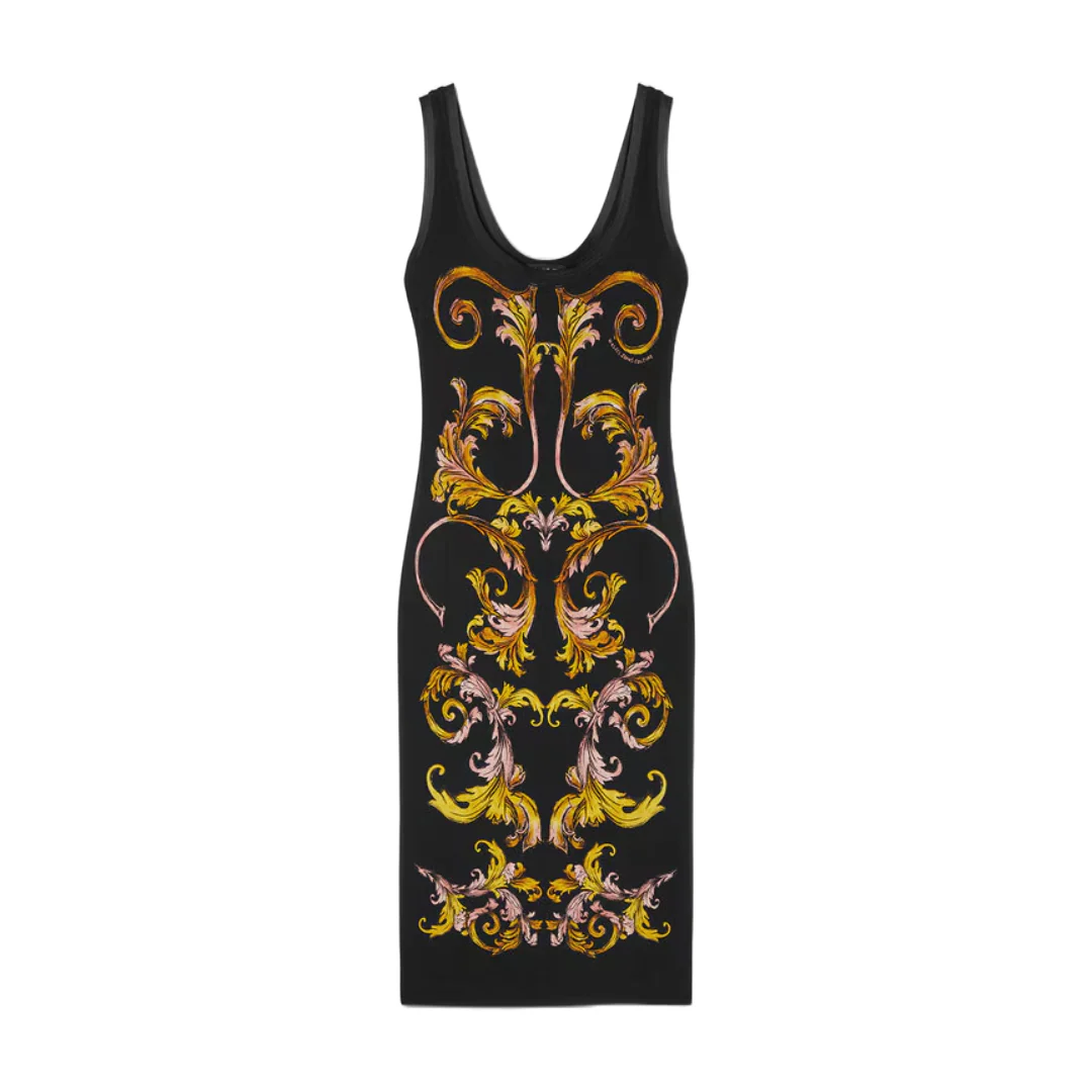 OUTLINE BAROCCO SLIP MIDI DRESS