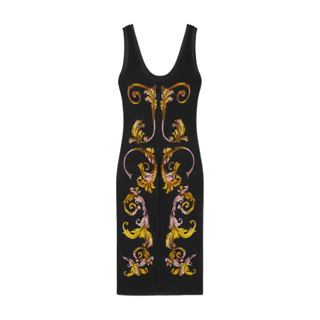OUTLINE BAROCCO SLIP MIDI DRESS - Image 2
