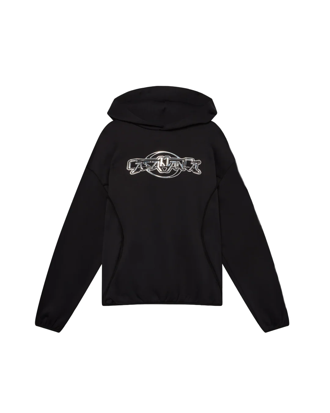 OVERSIZED PANELLED HOODIE SWEATSHIRT