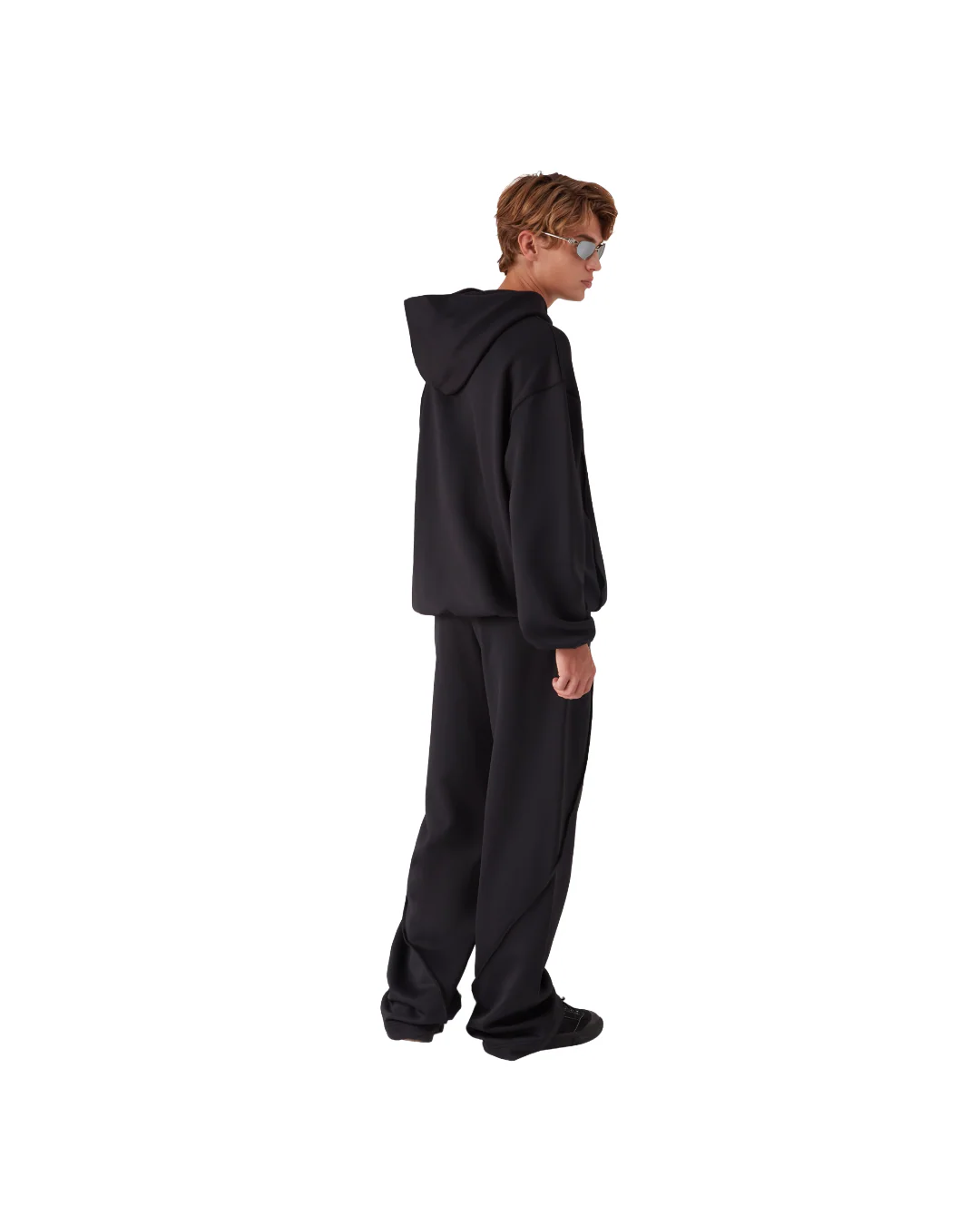 OVERSIZED PANELLED HOODIE SWEATSHIRT - Image 2