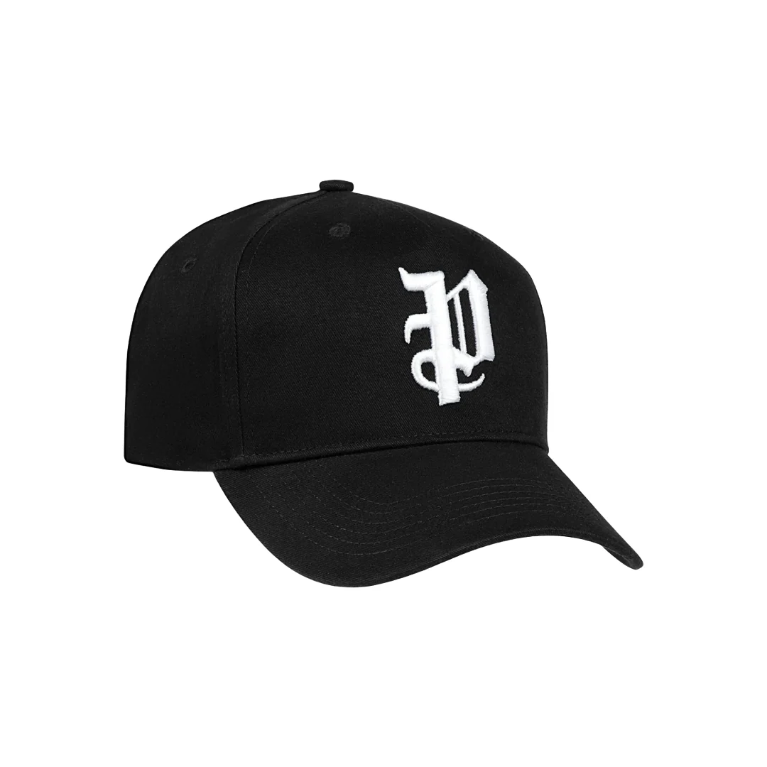 P LOGO HAT BLACK - Image 2
