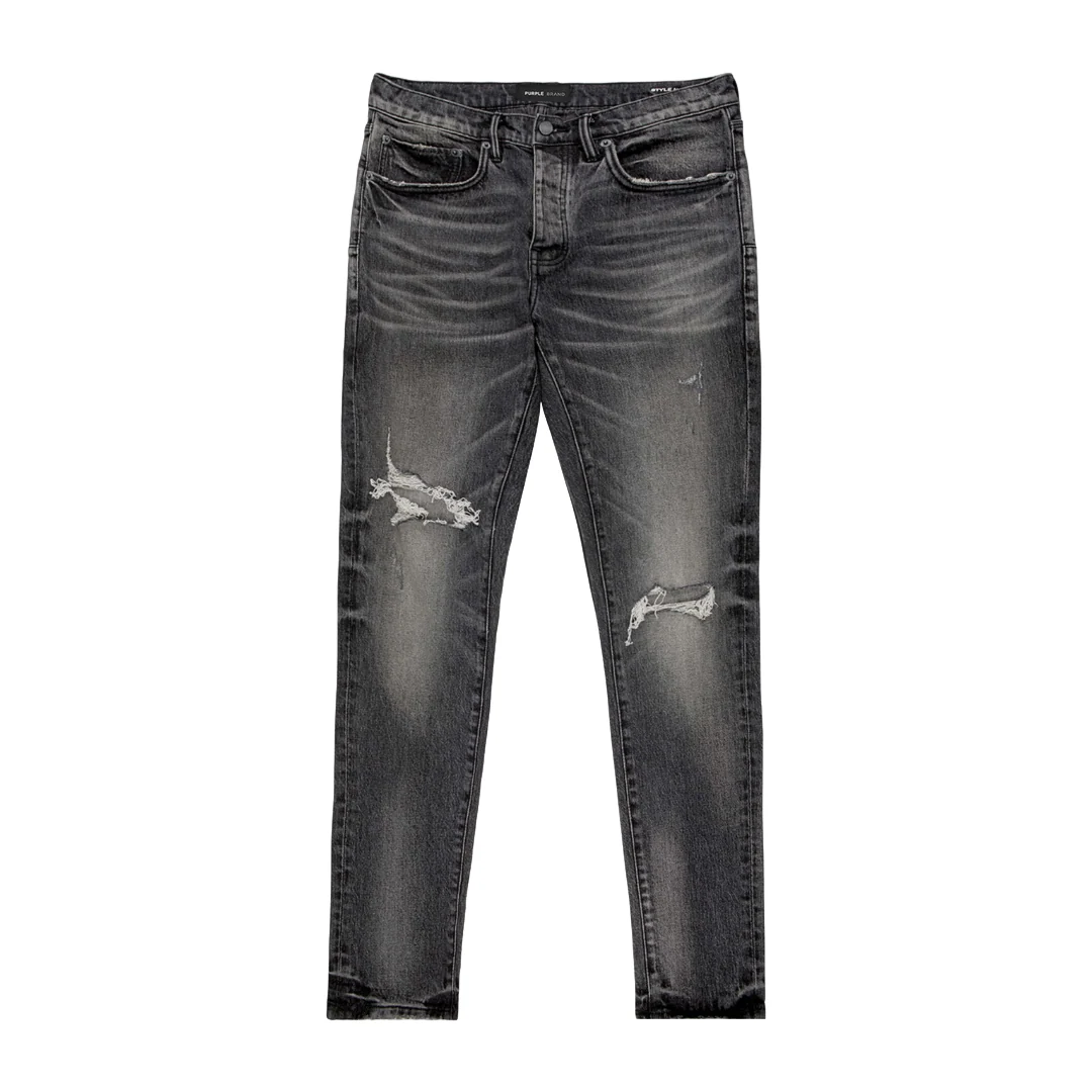 P001 WEEK OLD WASH JEANS BLACK - Image 3