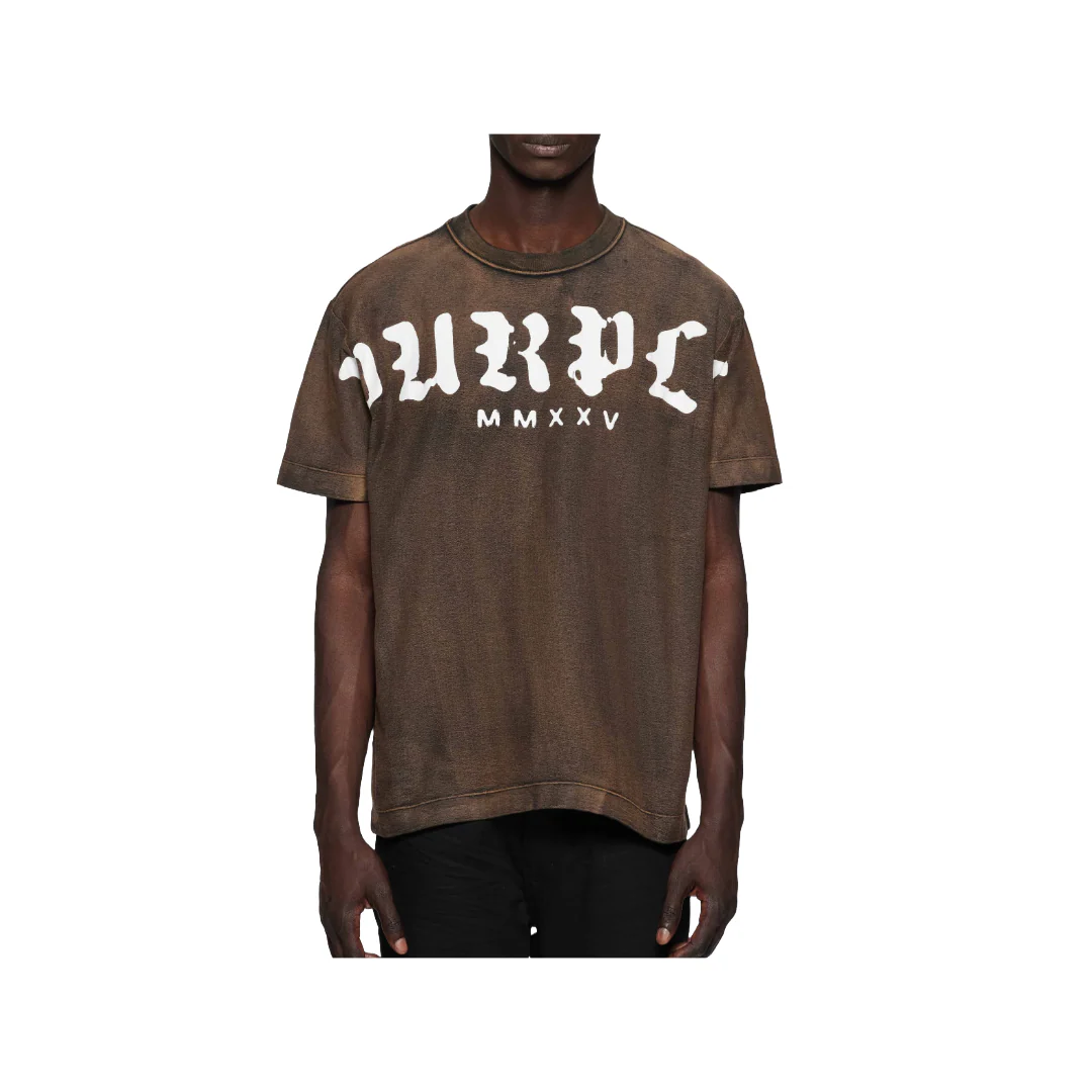 P104 TEXTURED JERSEY TEE ORANGE OVERDYE - Image 2