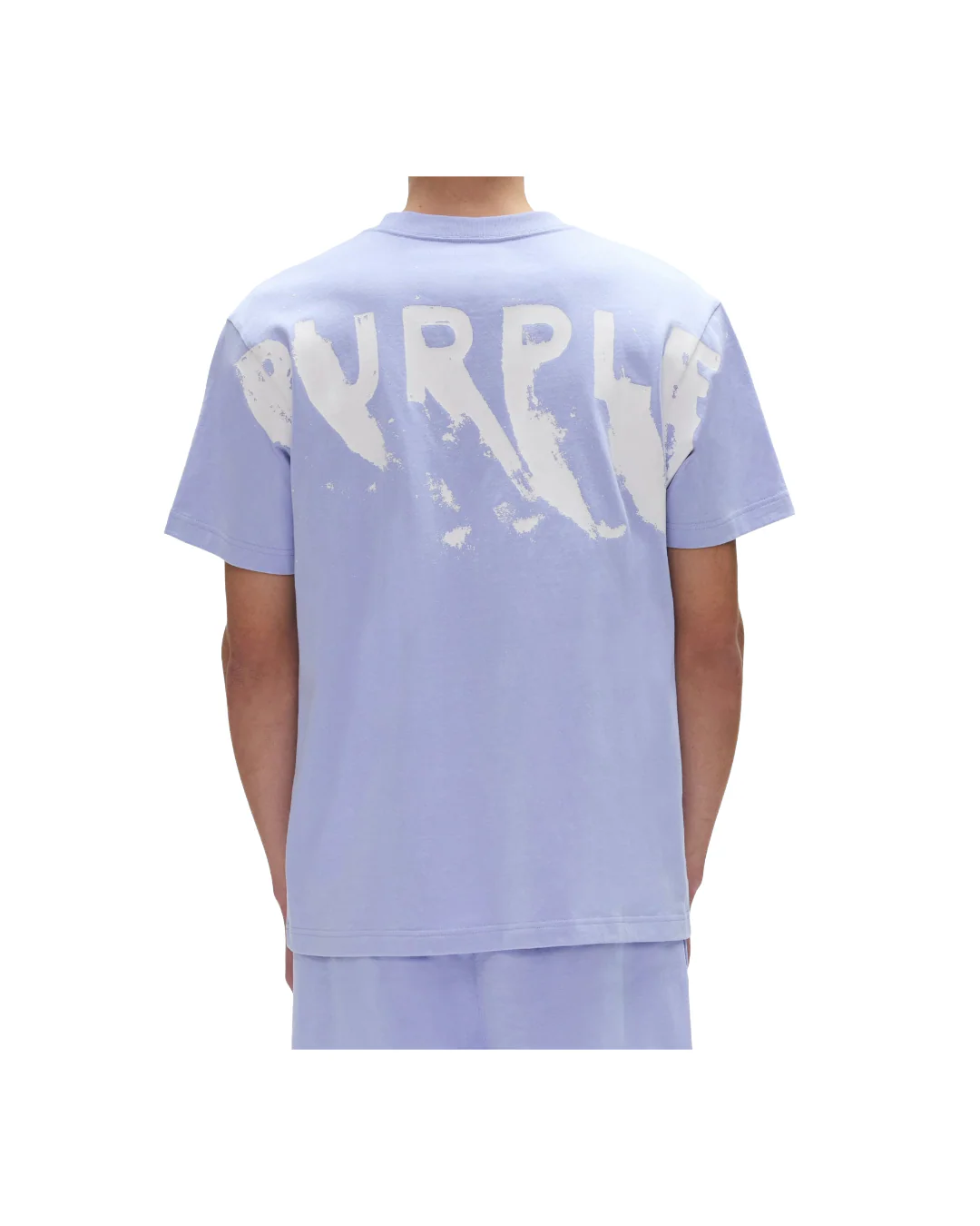 PAINTED WORDMARK TEE PURPLE - Image 2
