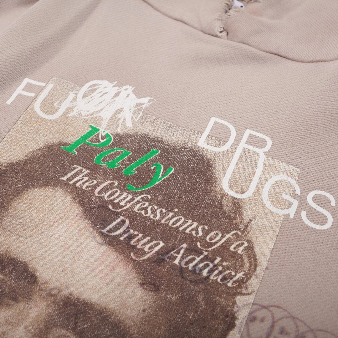 PALY CONFESSIONS HOODIE BROWN - Image 4