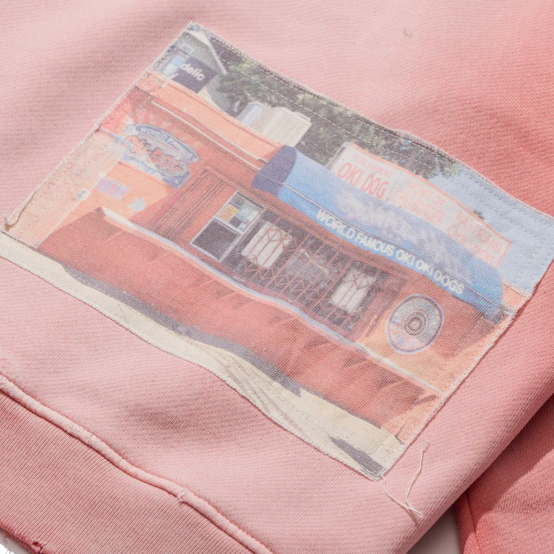 PALY OKI DOG HOODIE PINK - Image 3