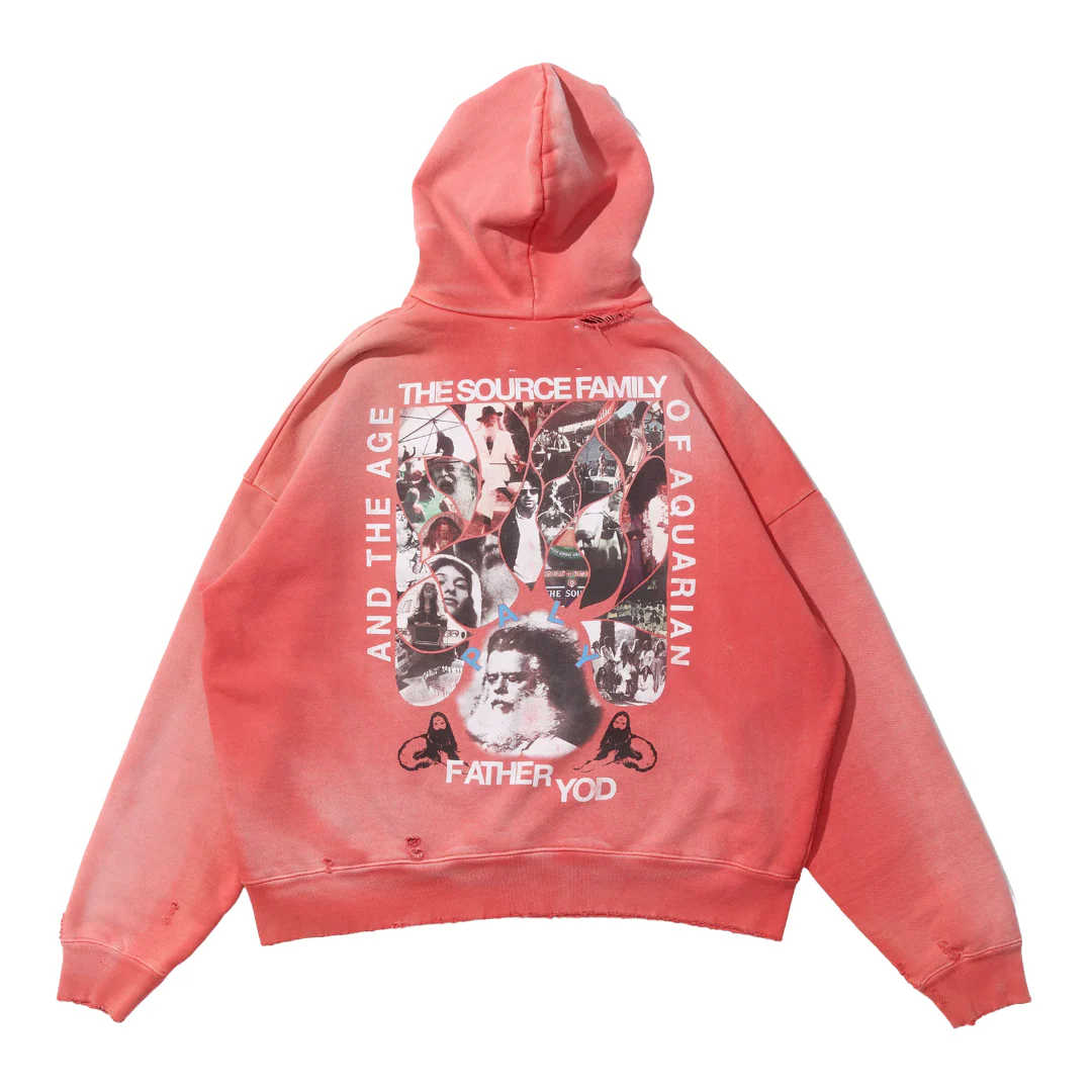 PALY SOURCE FAMILY HOODIE RED - Image 3