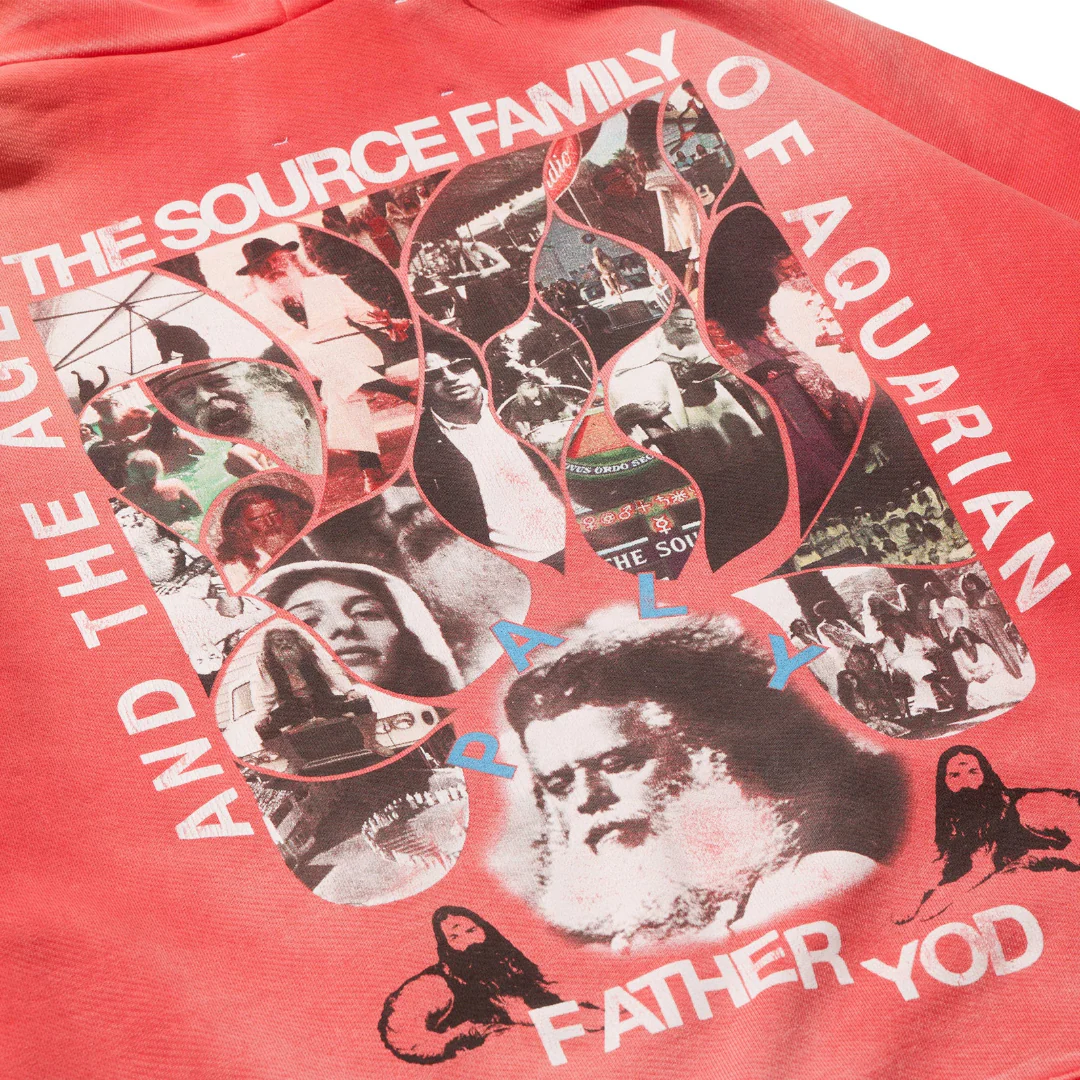 PALY SOURCE FAMILY HOODIE RED - Image 4