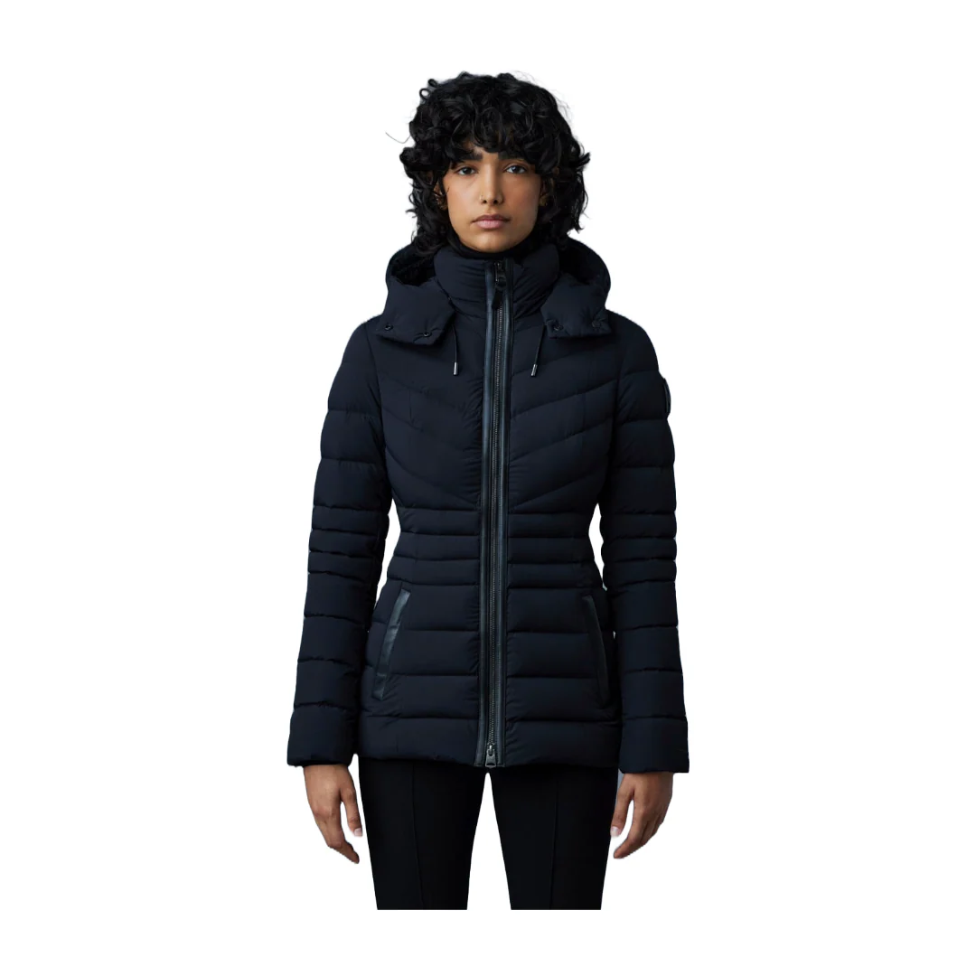 PATSY AGILE 360 DOWN JACKET WITH HOOD BLACK - Image 2