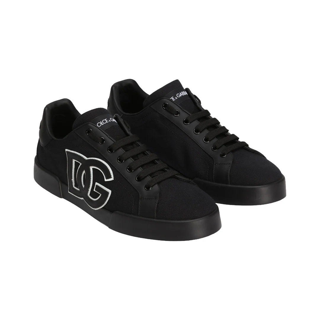 PORTOFINO LIGHT STROBEL SNEAKERS IN CANVAS AND CALFSKIN - Image 2