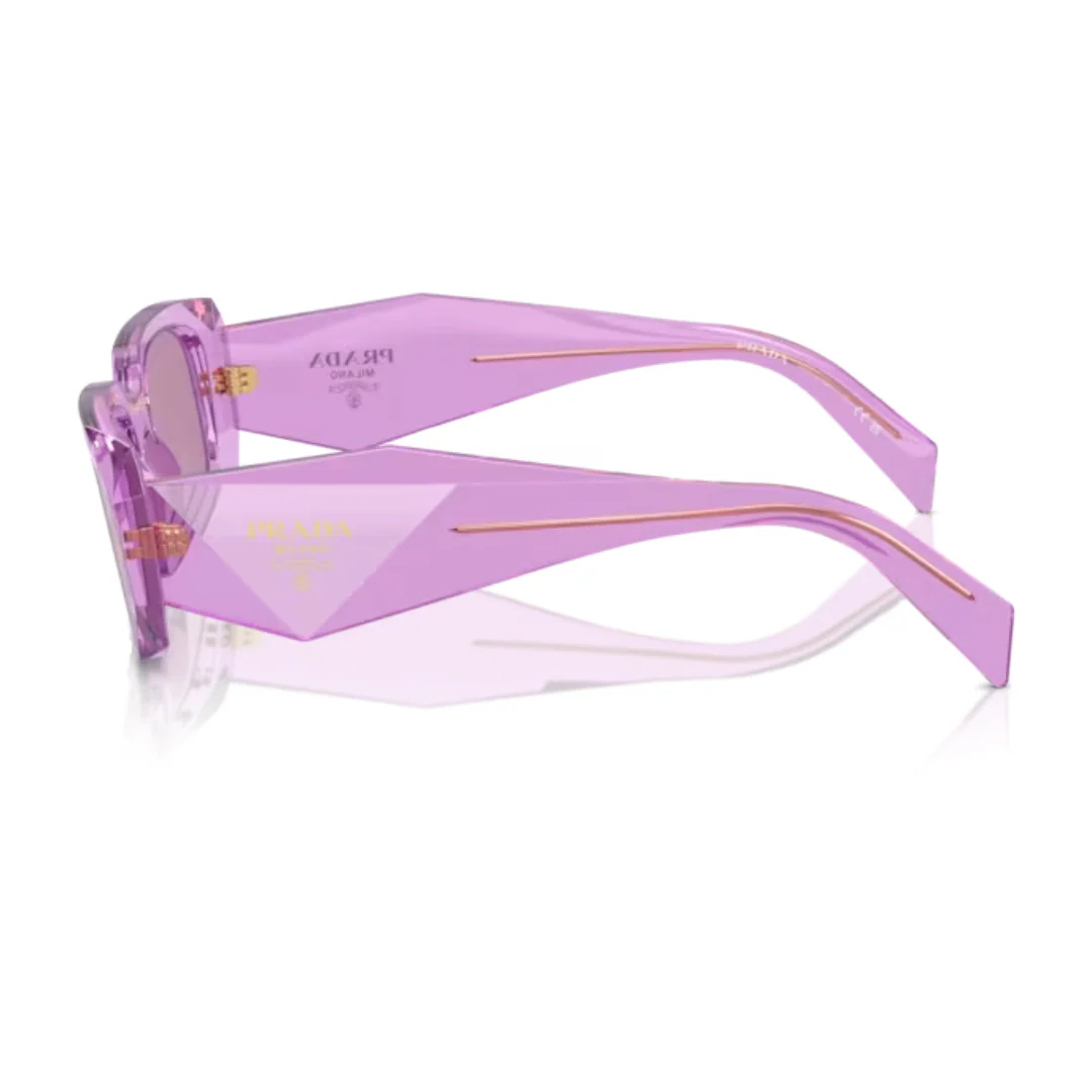 PRADA SYMBOLE SUNGLASSES 0PR 17WS TRANSPARENT/DARD VIOLET - Image 2