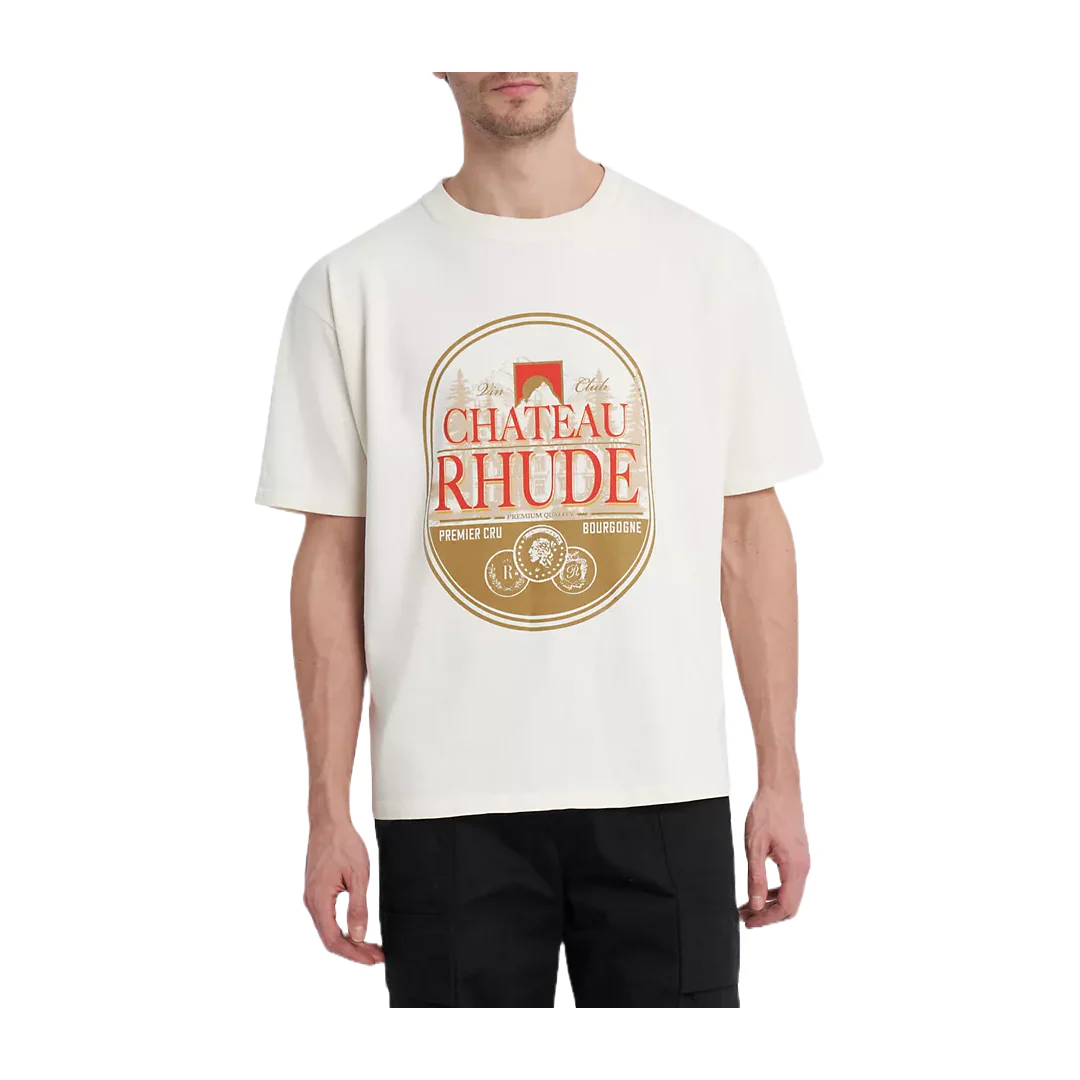 PREMIER CRU LOGO COTTON T-SHIRT WHITE - Image 2
