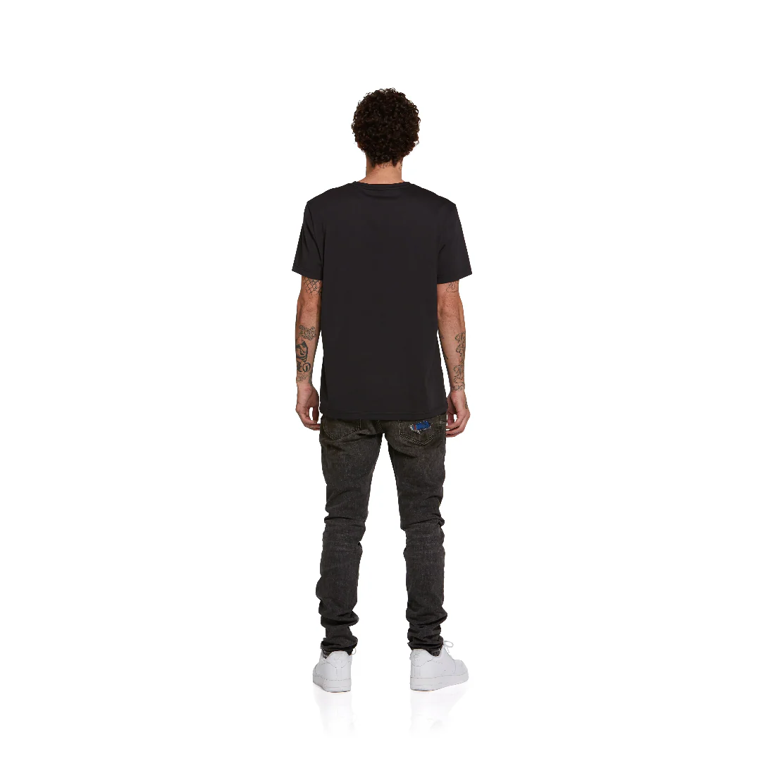 PURPLE BRAND BLACK HEAVY REPAIR WITH PLAID PATCH - Image 3