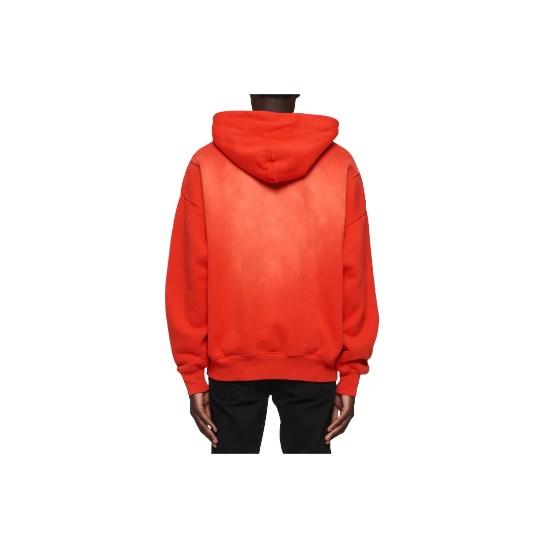 PURPLE BRAND CIRCLE WORDMARK HOODY RED - Image 2