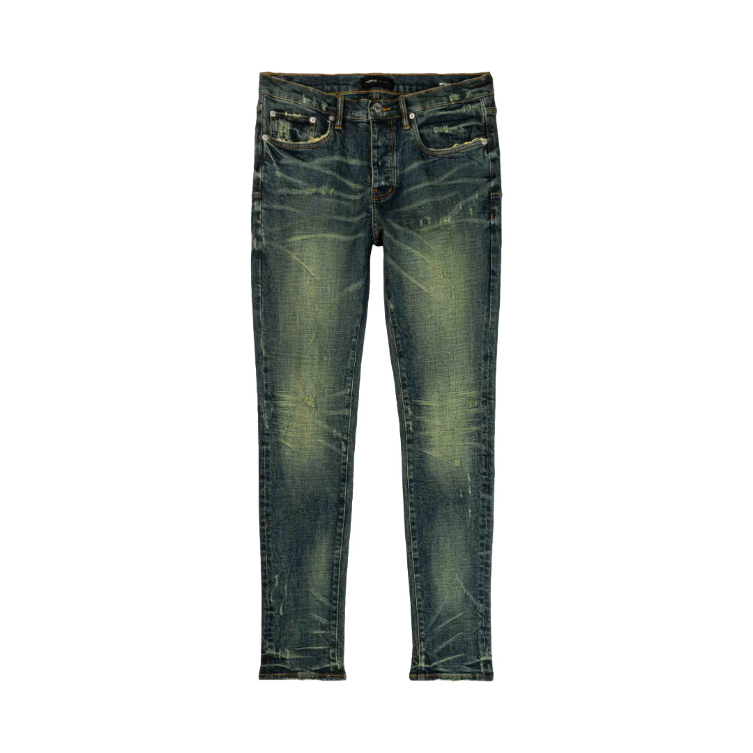 PURPLE BRAND MARRED VINTAGE VERDIGRIS MID INDIGO