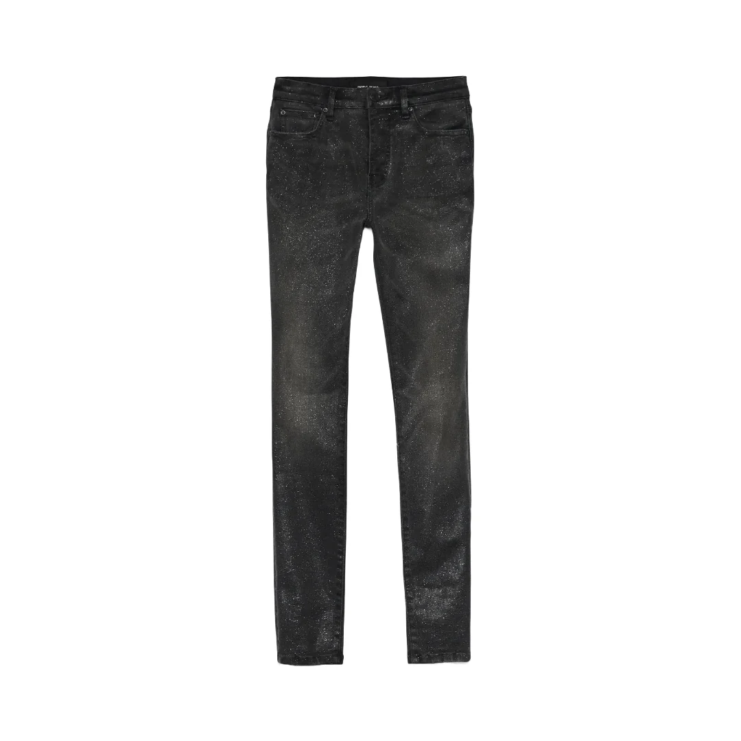 PURPLE BRAND SKINNY GLITTER BLACK