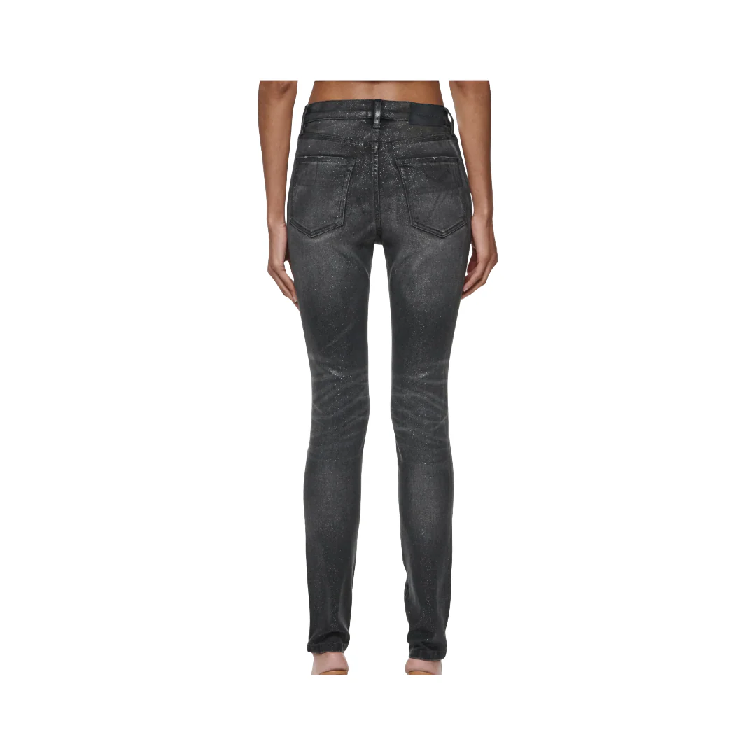 PURPLE BRAND SKINNY GLITTER BLACK - Image 3