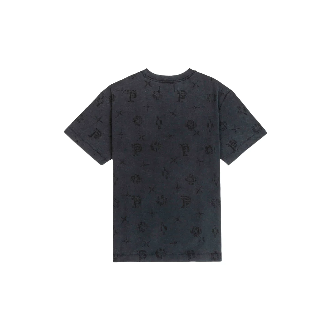PURPLE BRAND TYPE MONOGRAM T-SHIRT BLACK - Image 2