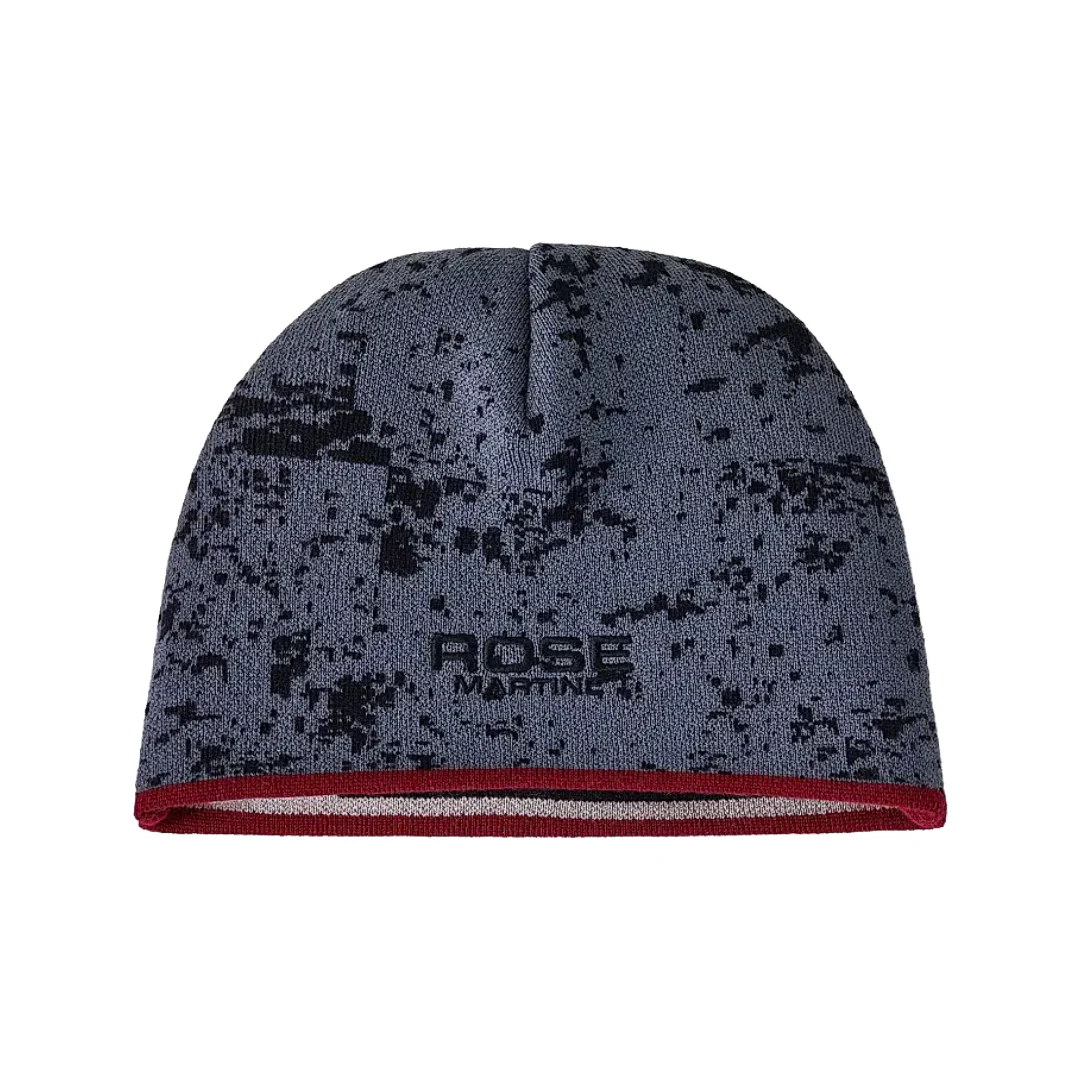 REVERSIBLE BEANIE GRAY/RED - Image 3