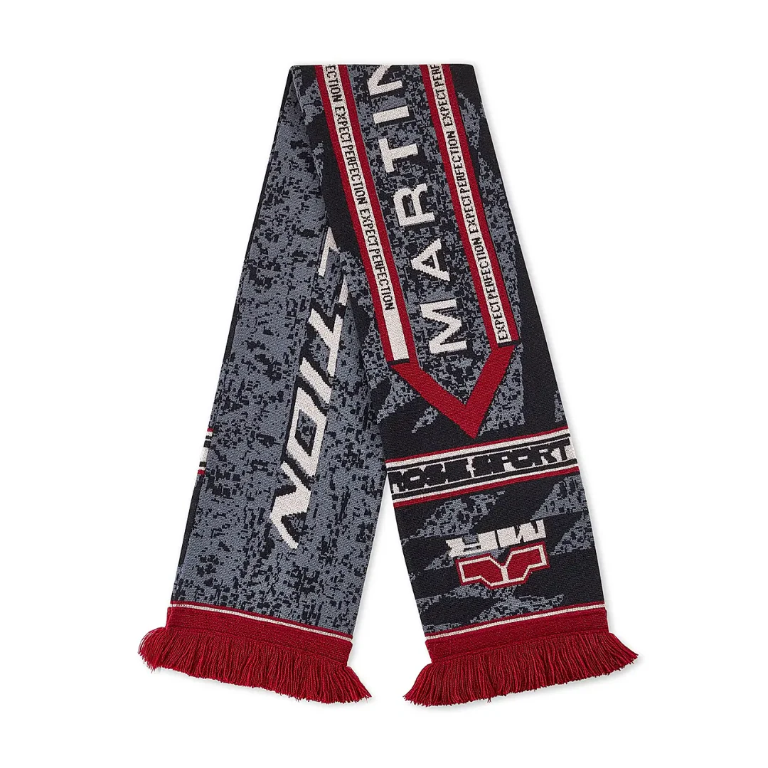 REVERSIBLE SCARF GREY-RED-UNI - Image 2