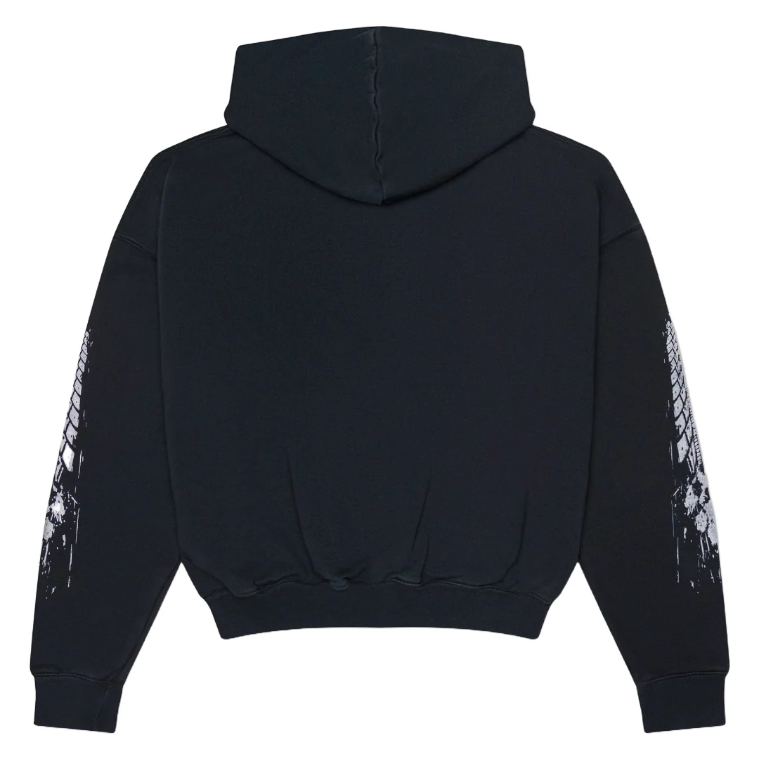 RHUDE 4X4 HOODIE VTG BLACK - Image 2