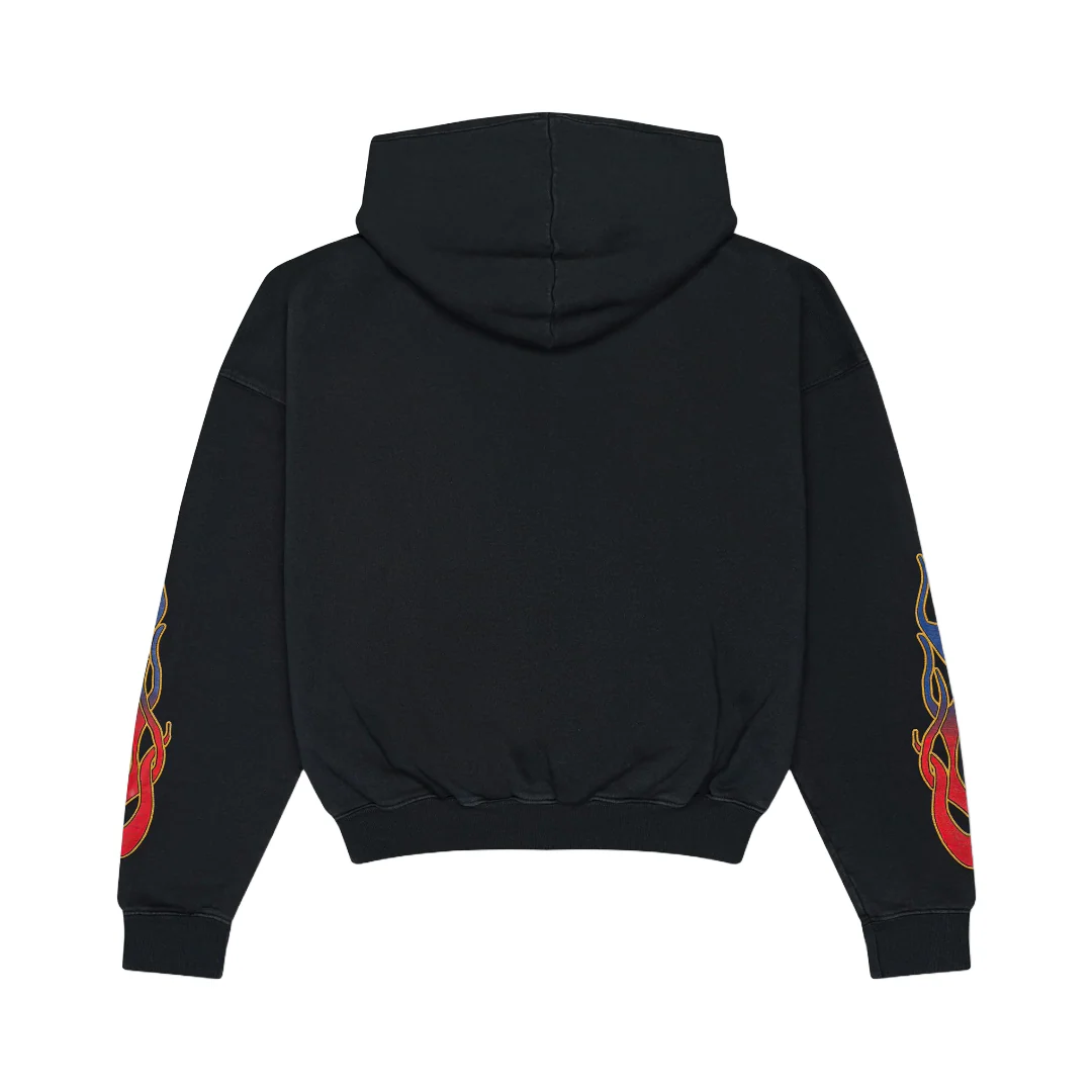 RHUDE SCREAMING EGLE HOODIE VTG BLACK - Image 2