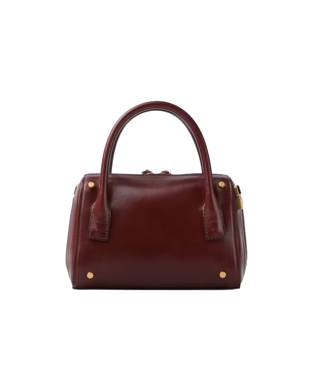 ROOMY SMALL LEATHER BOSTON BAG - Image 2
