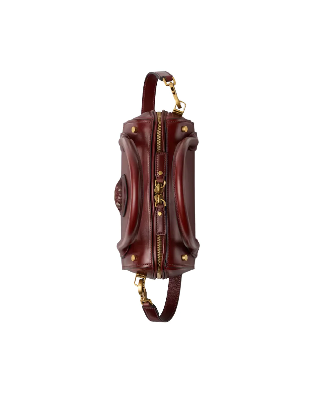 ROOMY SMALL LEATHER BOSTON BAG - Image 4