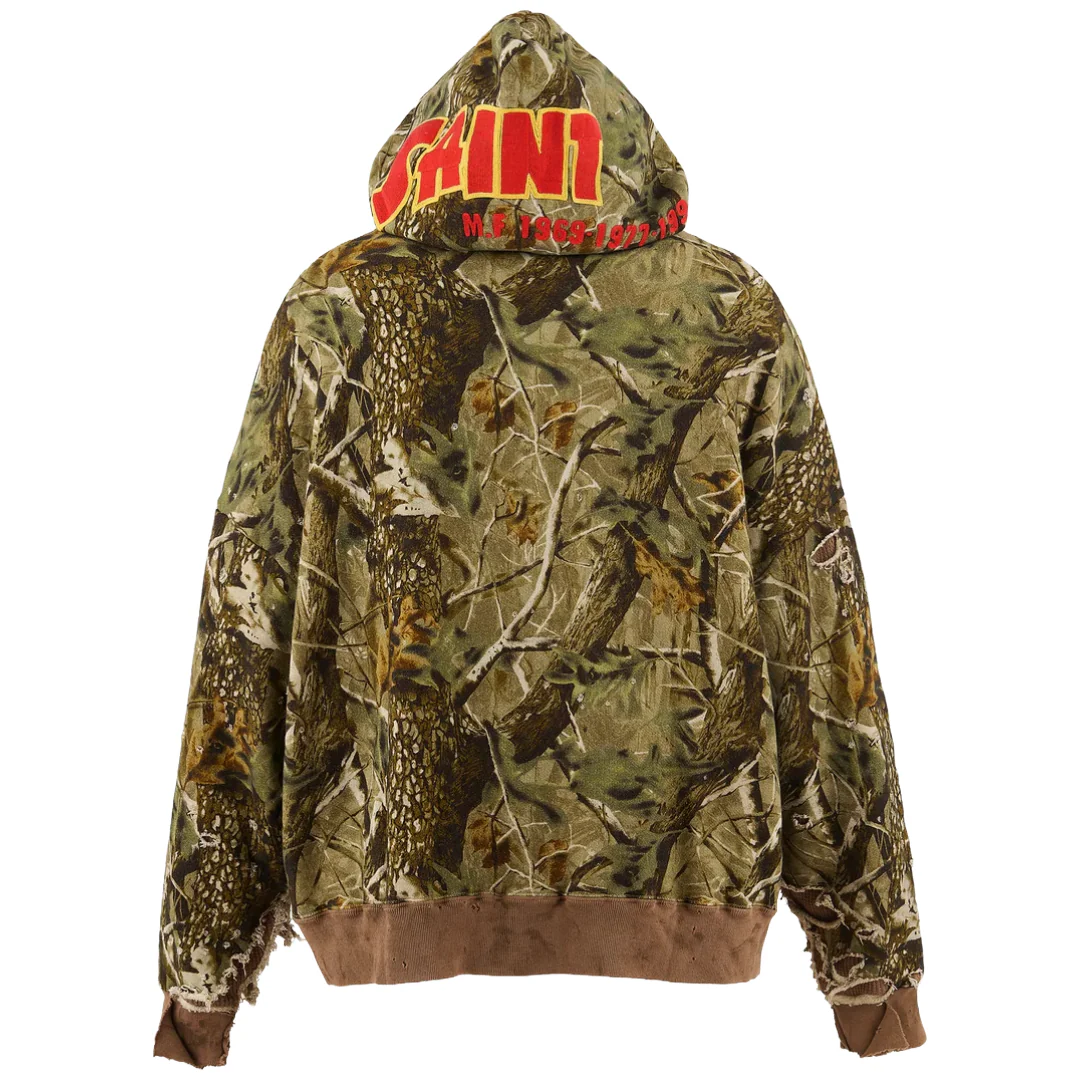 BAPE X SAINT MXXXXXX ZIP HOODIE CAMO - Image 2