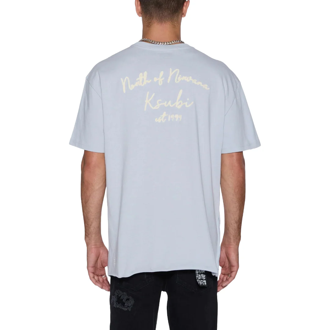 SALUD BIGGIE SS TEE BLUE MIST - Image 3