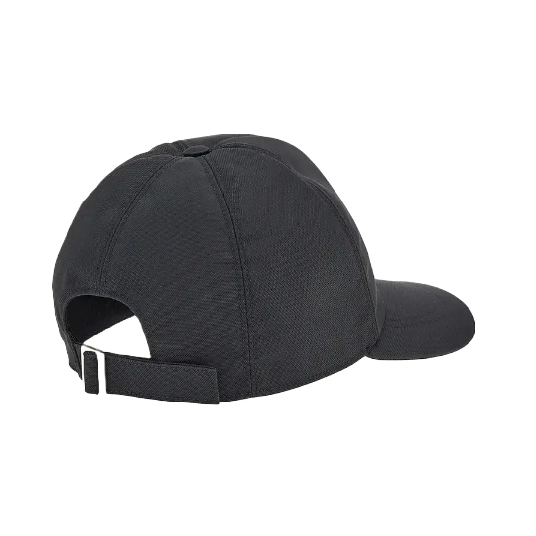 SALVATORE FERRGAMO BASEBALL CAP WITH SIGNATURE NERO-BLANCO - Image 2