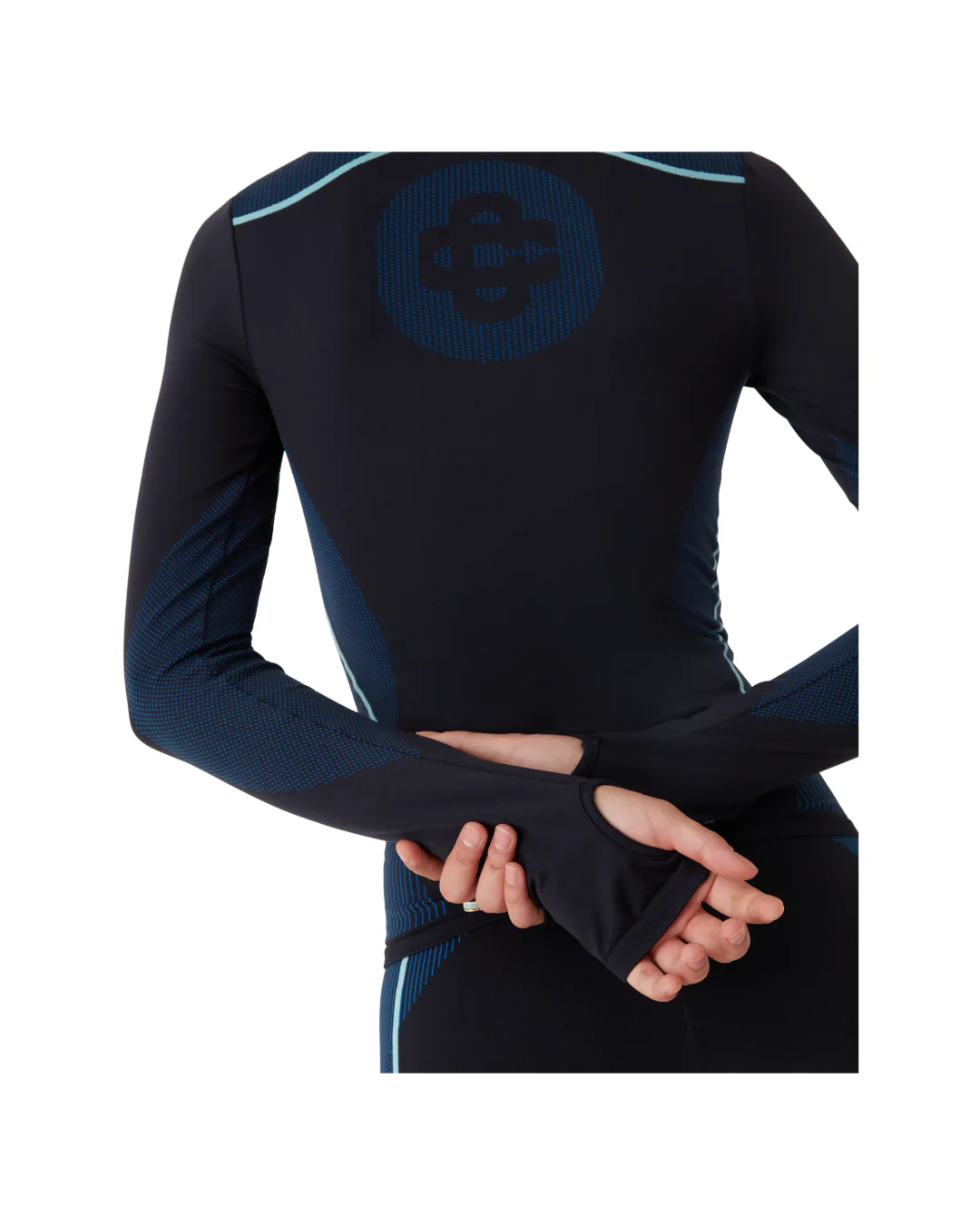SEAMLESS HOODED LONG SLEEV TOP - Image 3