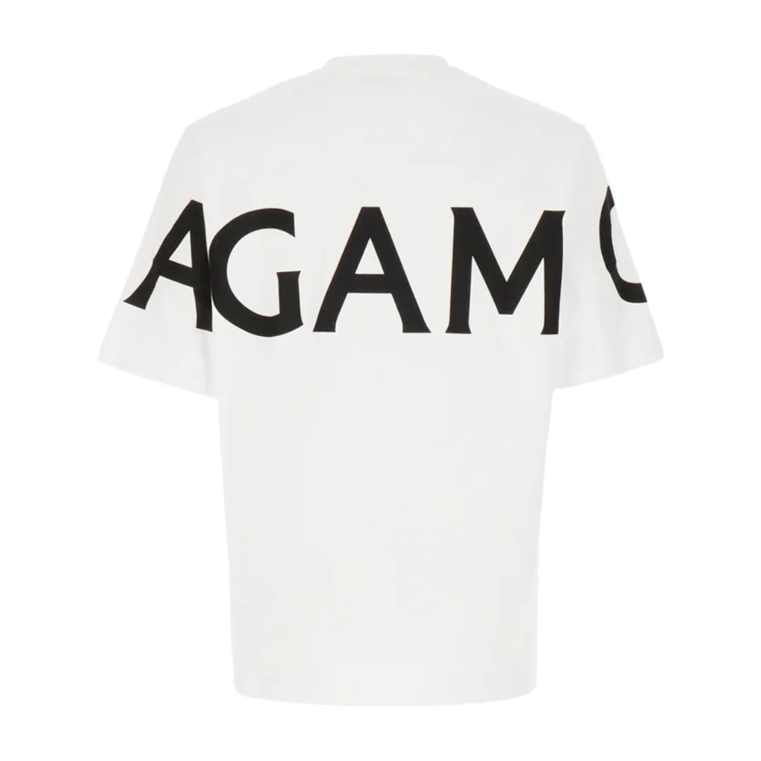 SHORT SLEEVED T-SHIRT WITH GRAPHIC LOGO WHITE /BLACK - Image 2
