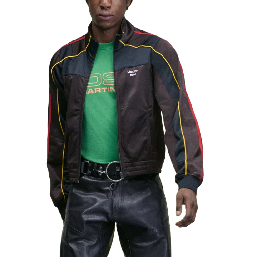 SHRUNKEN TRACK JACKET IN BROWN - Image 3