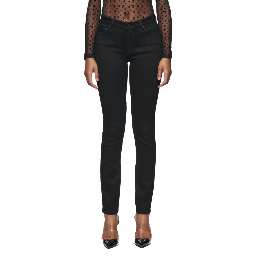 SKINNY MID RISE BLACK - Image 2