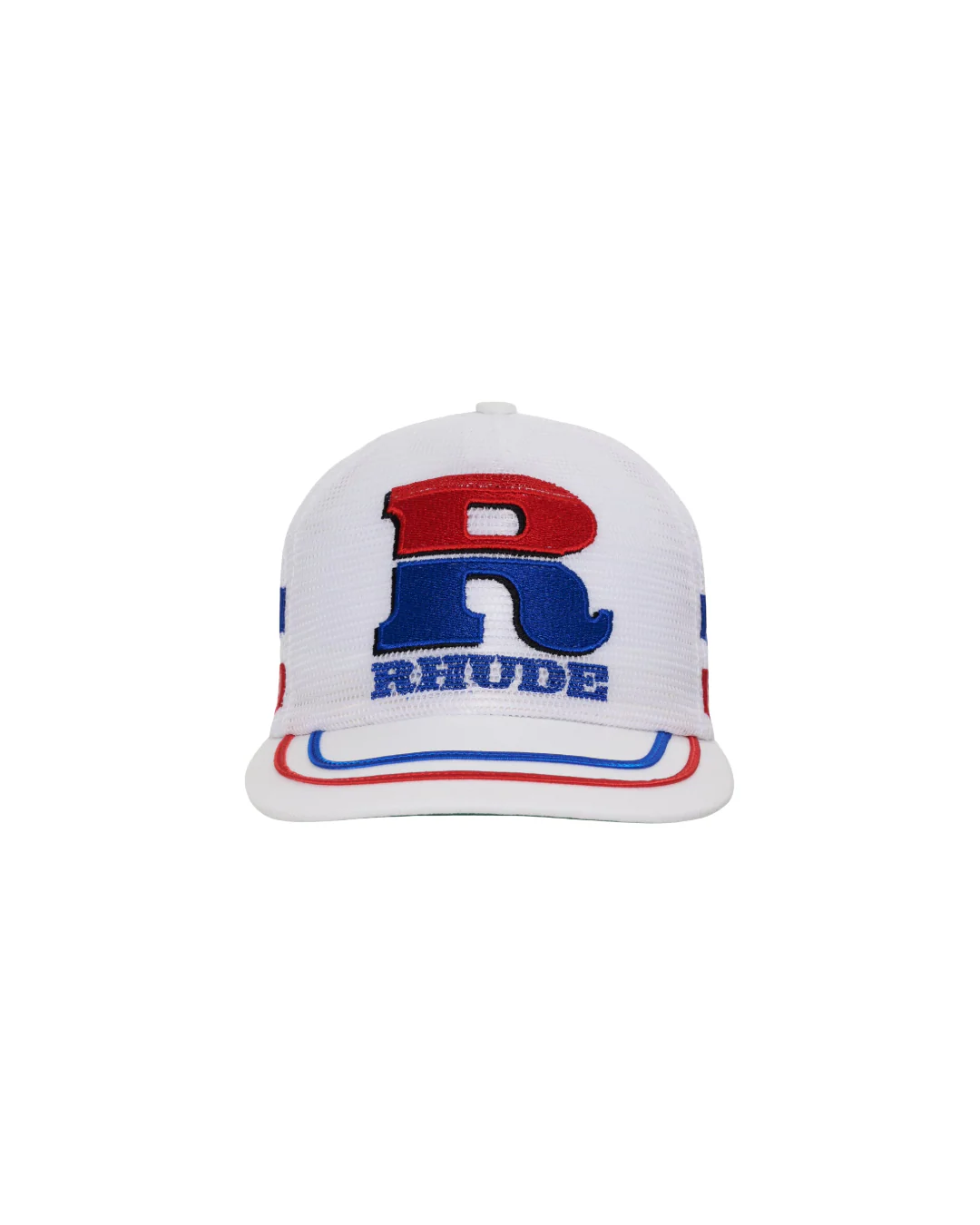 SPLIT PETROL LOGO MESH TRUCKER HAT
