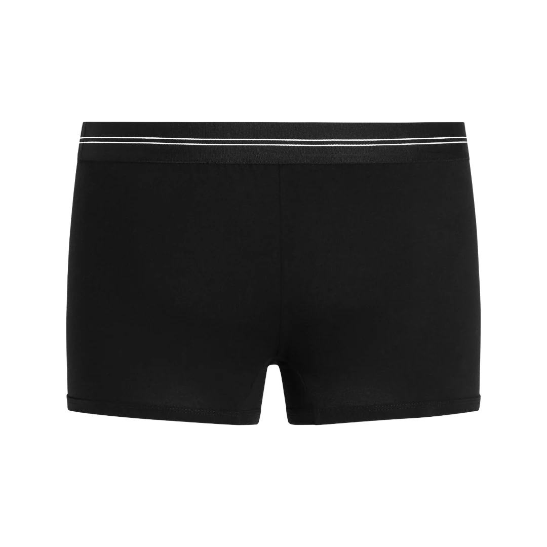STRETCH JERSEY BOXER IN BLACK - Image 2