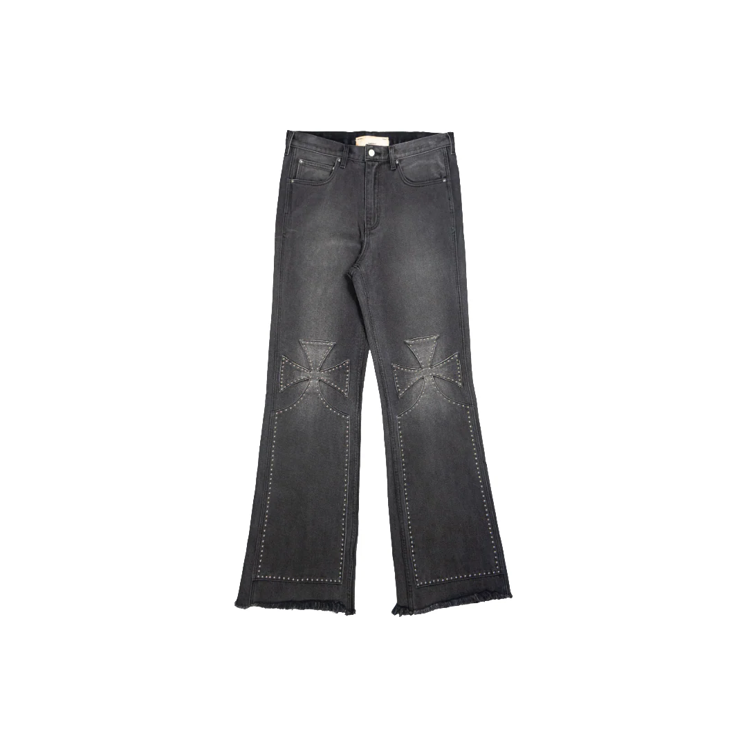 STUDDED CHOPPER CARPENTER PANT