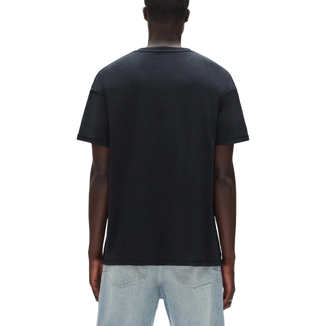 STUDDED TEE IN BLACK - Image 2