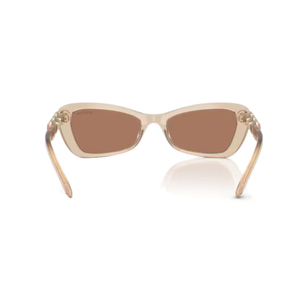 SWAROVSKI SUNGLASSES BUTTERFLY SHAPE BEIGE/PINK - Image 3