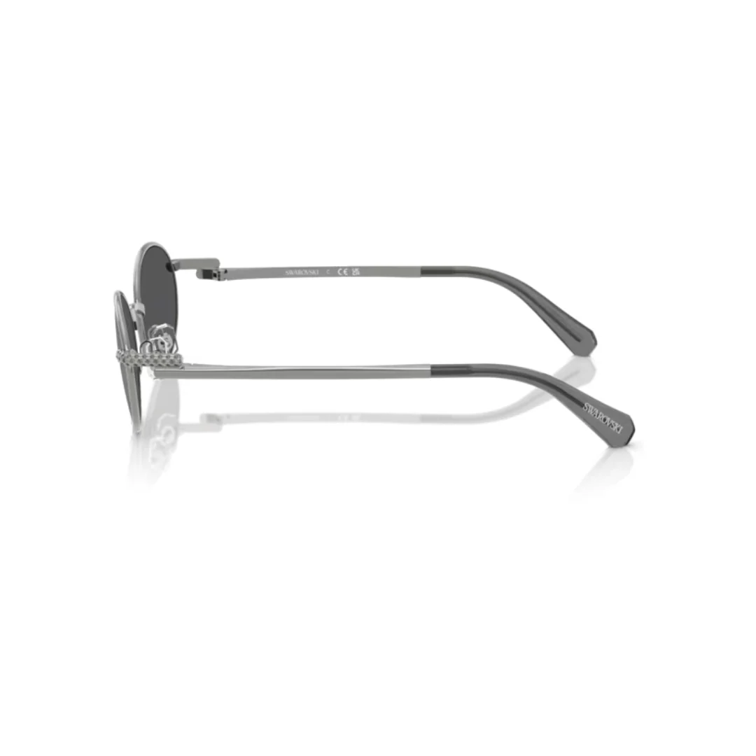 SWAROVSKI SUNGLASSES OVAL SHAPE SILVER - Image 2
