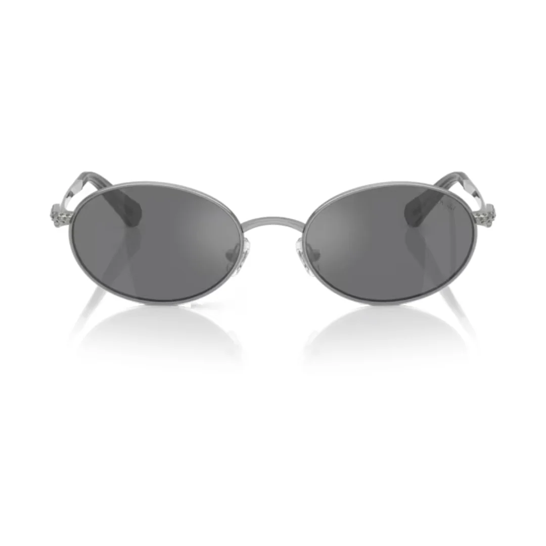 SWAROVSKI SUNGLASSES OVAL SHAPE SILVER - Image 4