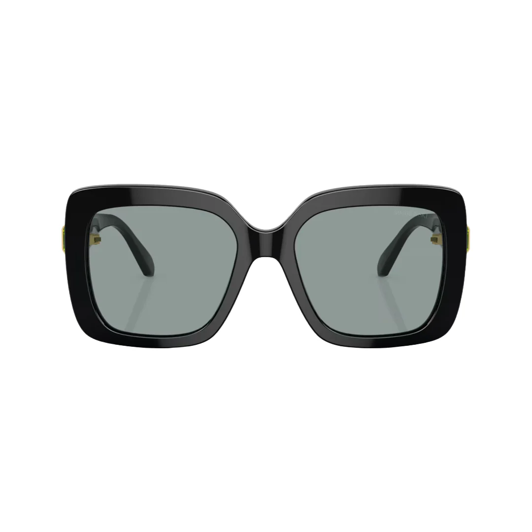 SWAROVSKI SUNGLASSES OVERSIZED SQUARE SHAPE BLACK - Image 2