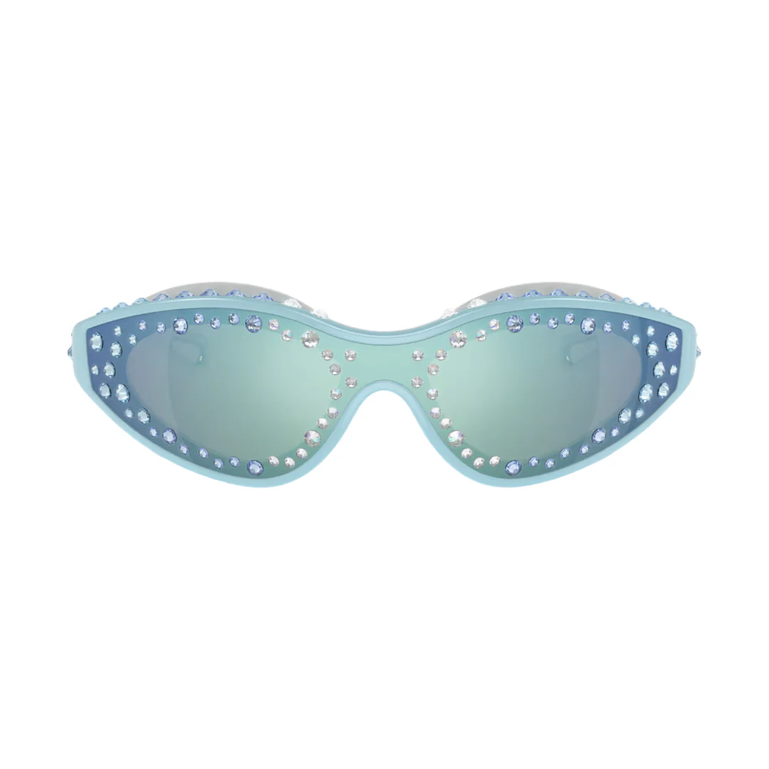 SWAROVSKI SUNGLASSES SWIMMING SHAPE BLUE - Image 2