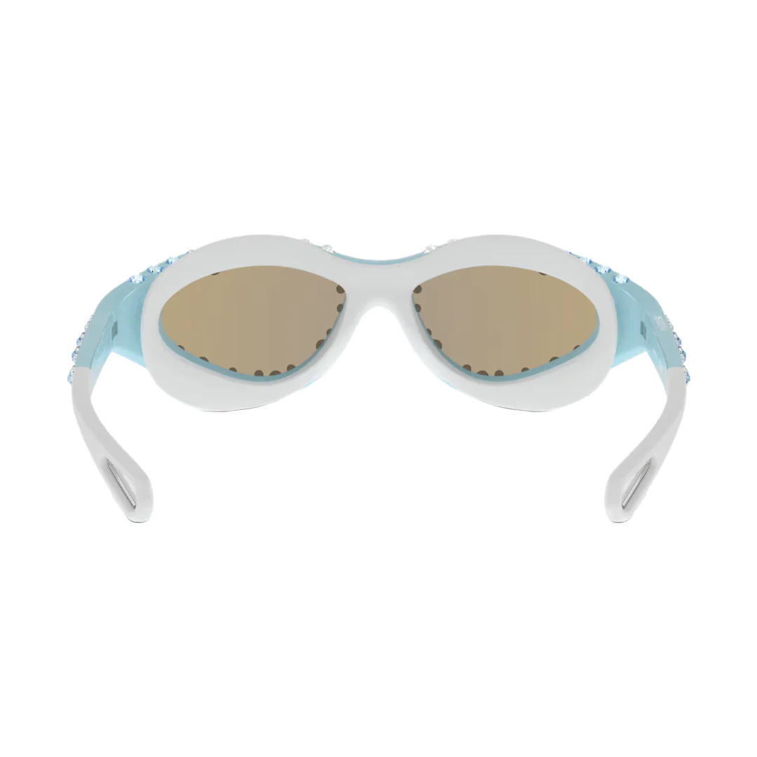 SWAROVSKI SUNGLASSES SWIMMING SHAPE BLUE - Image 4